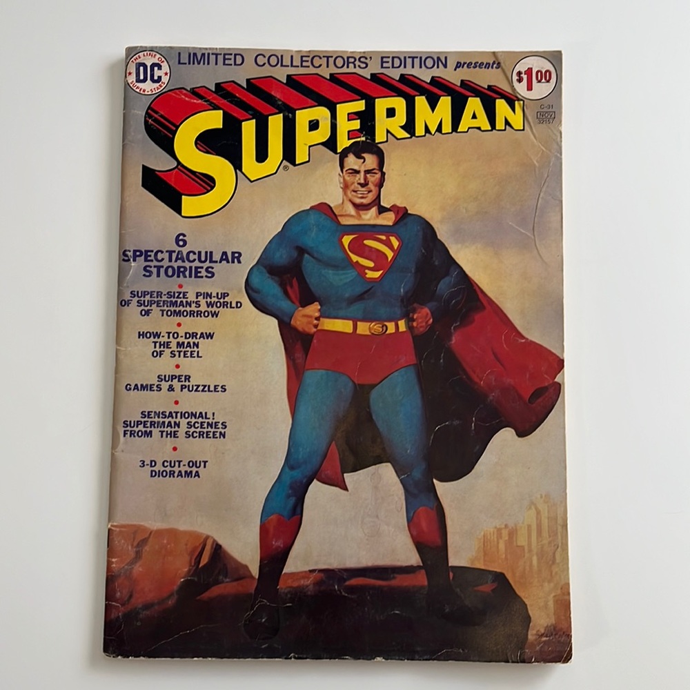 SUPERMAN DC Comics #C-31 Limited Collectors Edition Comic 1974 Giant Size UC